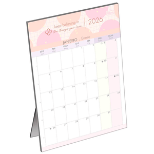 Calendario de Mesa Planner Soho 2026 - Tilibra